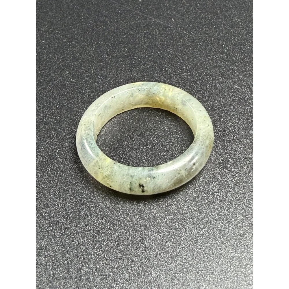 Natural Clear Quartz Sphere with Ring/Stand 38.8mm 2.9oz Healing Crystal Stone